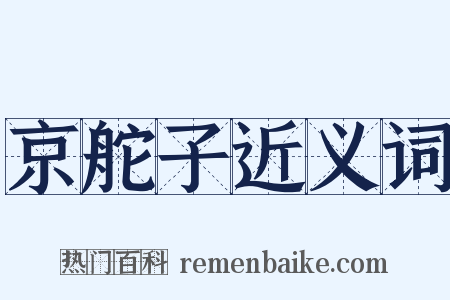 京舵子近义词是什么意思的图片